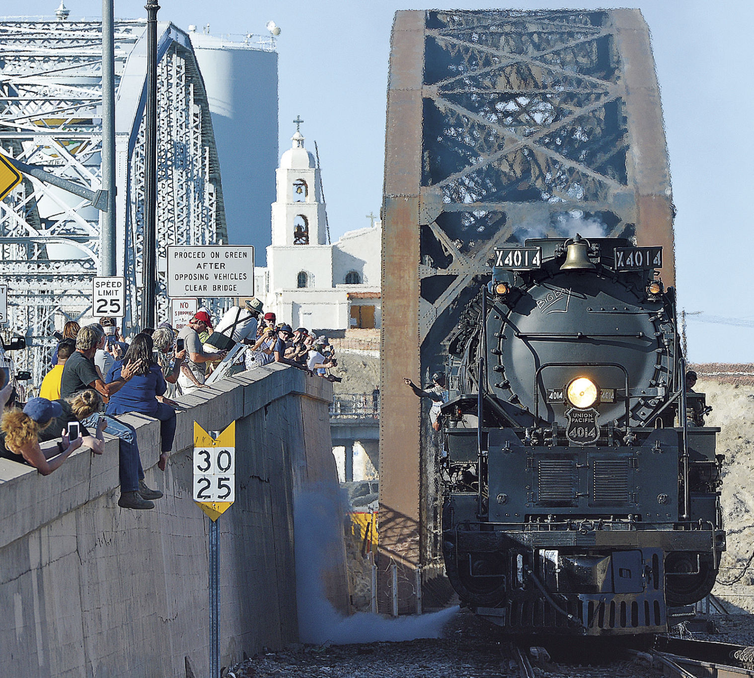 Big Boy on the Bridge